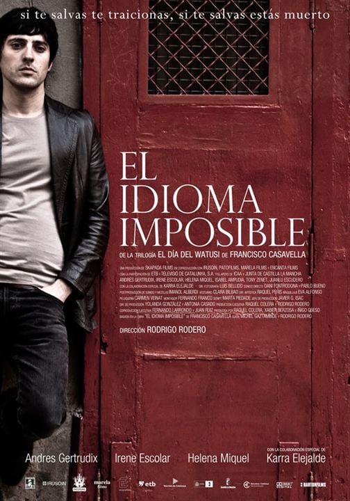 El idioma imposible : Cartel