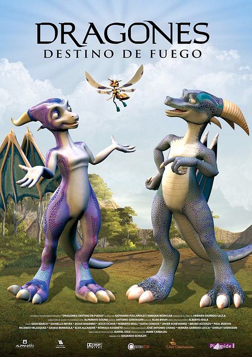 Dragones destino de fuego : Cartel