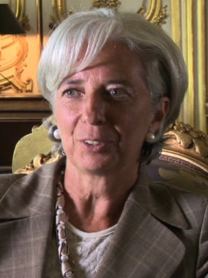 Cartel Christine Lagarde