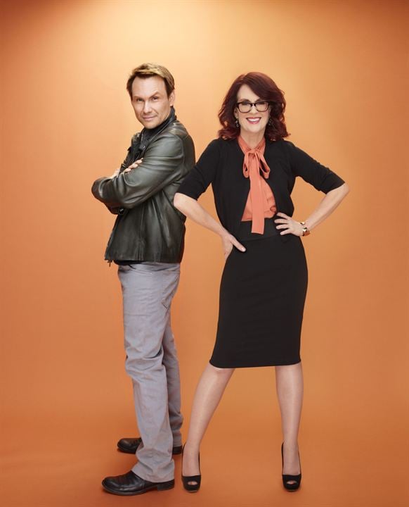 Foto Christian Slater, Megan Mullally