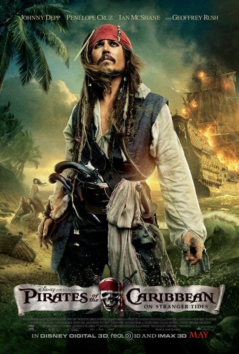 Piratas del Caribe: En mareas misteriosas : Cartel