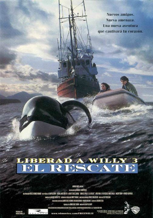 Liberad a Willy 3: El rescate : Cartel