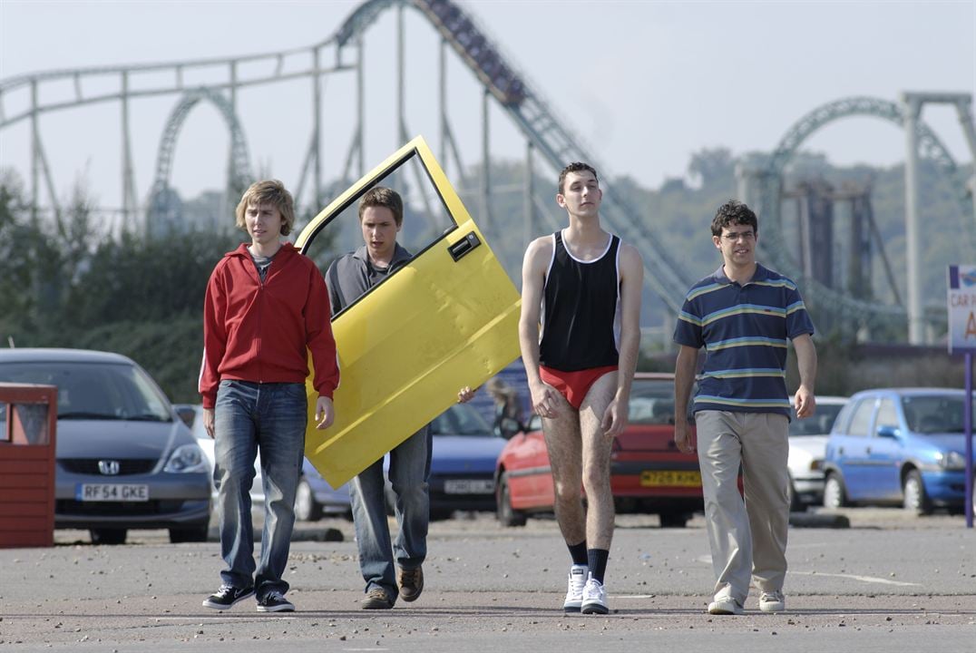 Foto James Buckley, Simon Bird, Joe Thomas (XIX), Blake Harrison