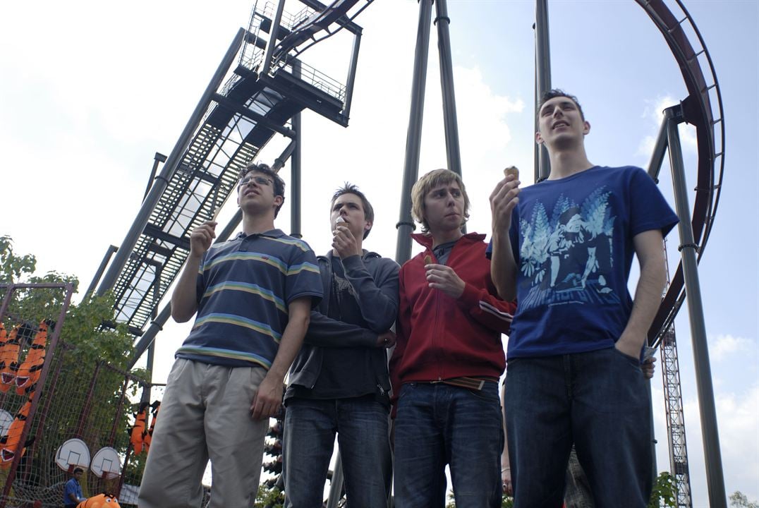 Foto James Buckley, Simon Bird, Joe Thomas (XIX), Blake Harrison