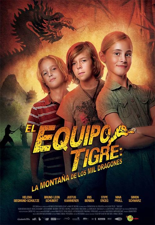 El equipo tigre: la montaña de los mil dragones : Cartel
