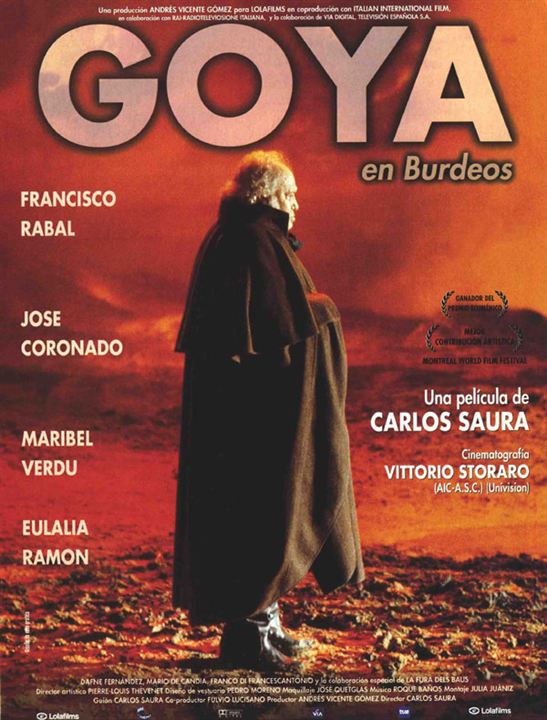 Goya en Burdeos : Cartel