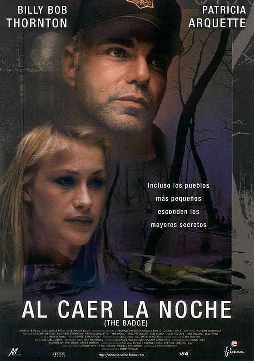 Al caer la noche : Cartel