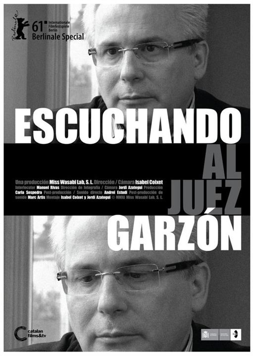 Escuchando al Juez Garzón : Cartel