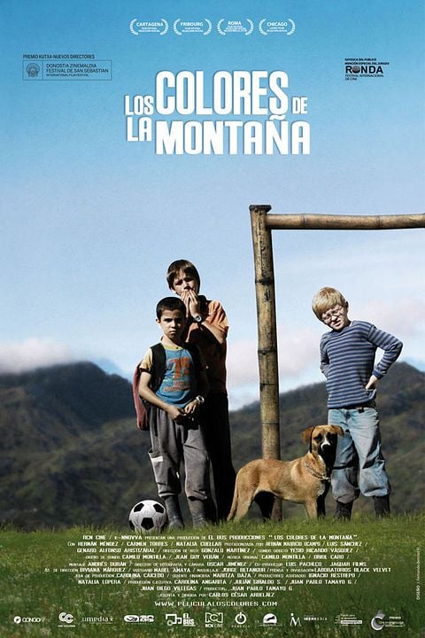 Los colores de la montaña : Cartel