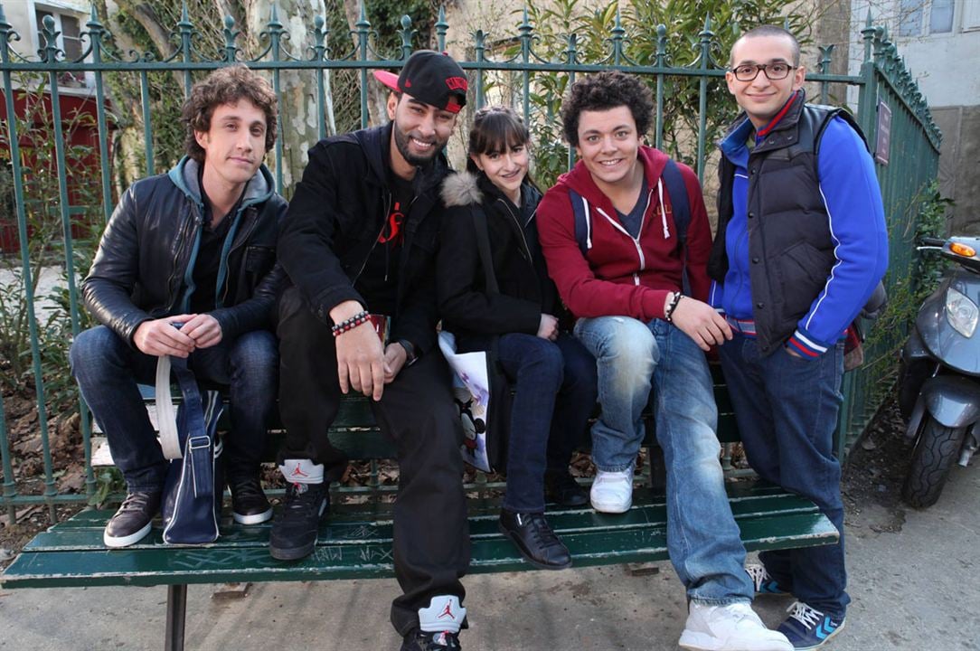 Foto Laouni Mouhid, William Lebghil, Kev Adams, Syrielle Mejias, Gaël Cottat