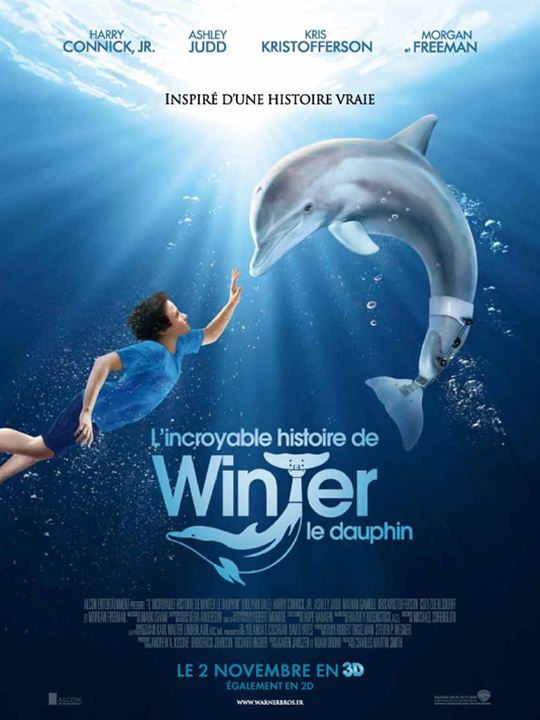 La gran aventura de Winter el delfín : Cartel