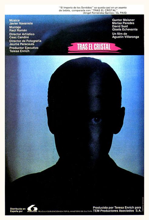 Tras el cristal : Cartel