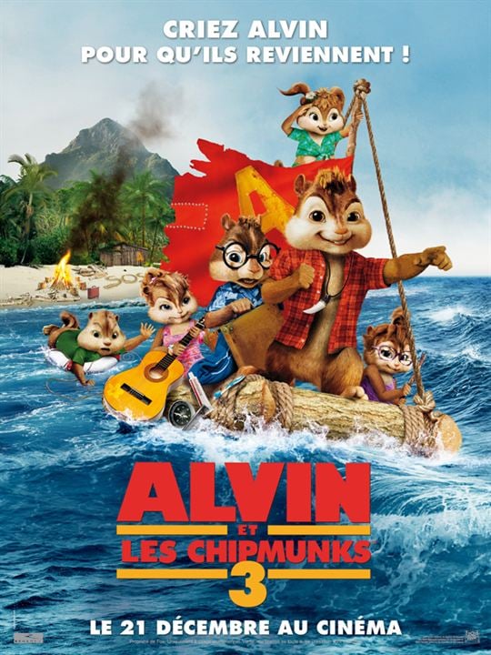Alvin y las ardillas 3 : Cartel