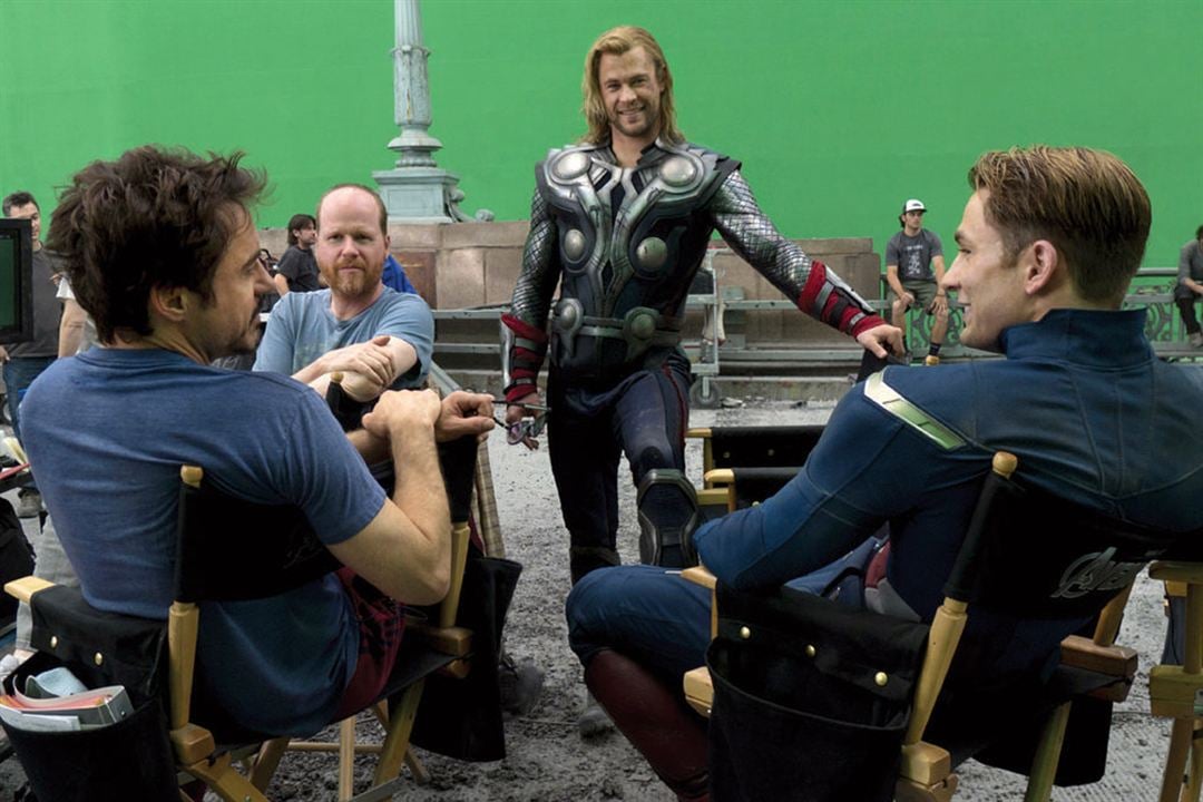 Marvel Los Vengadores : Foto Chris Hemsworth, Robert Downey Jr., Joss Whedon