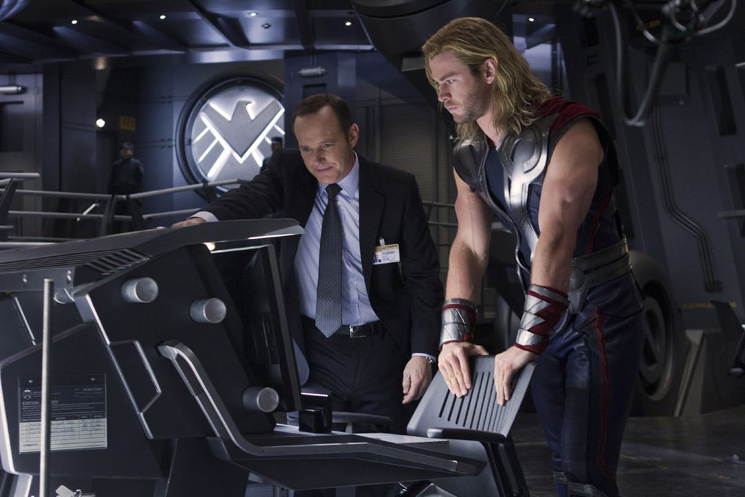 Marvel Los Vengadores : Foto Chris Hemsworth, Clark Gregg
