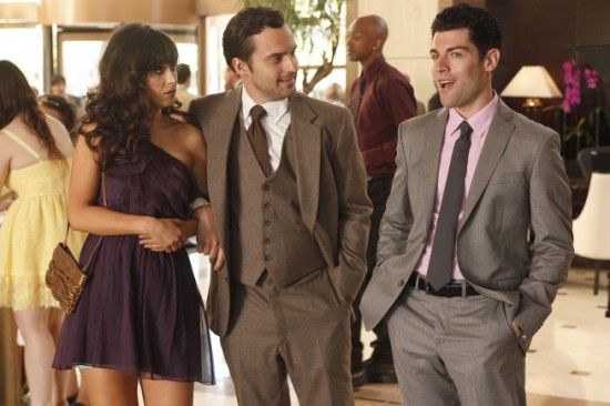 New Girl : Foto Zooey Deschanel, Max Greenfield, Jake Johnson