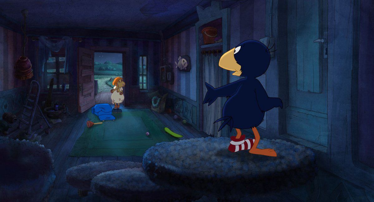 Cuervito calcetín: La gran carrera : Foto