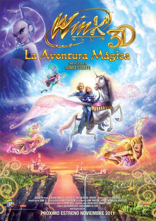 Winx 3D. La aventura mágica : Cartel