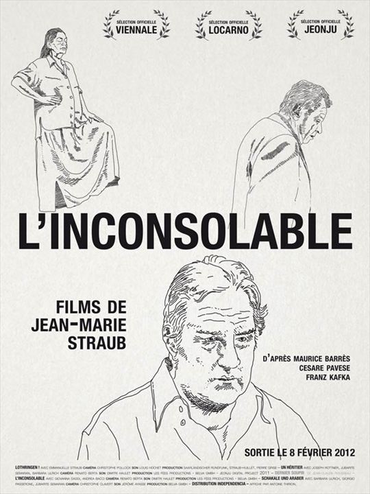 L'Inconsolable (programme de 4 courts-métrages) : Cartel