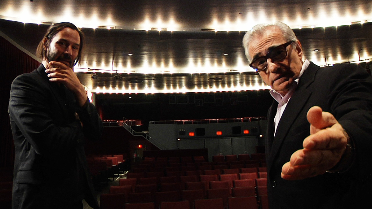 El impacto del cine digital : Foto Keanu Reeves, Martin Scorsese
