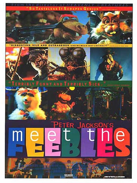 El delirante mundo de los Feebles : Cartel