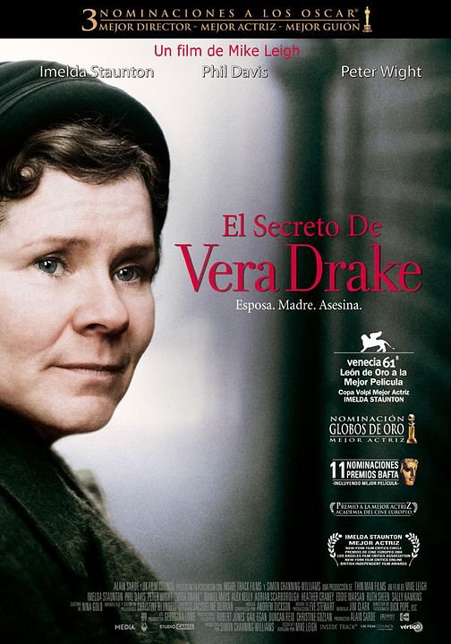 El secreto de Vera Drake : Cartel