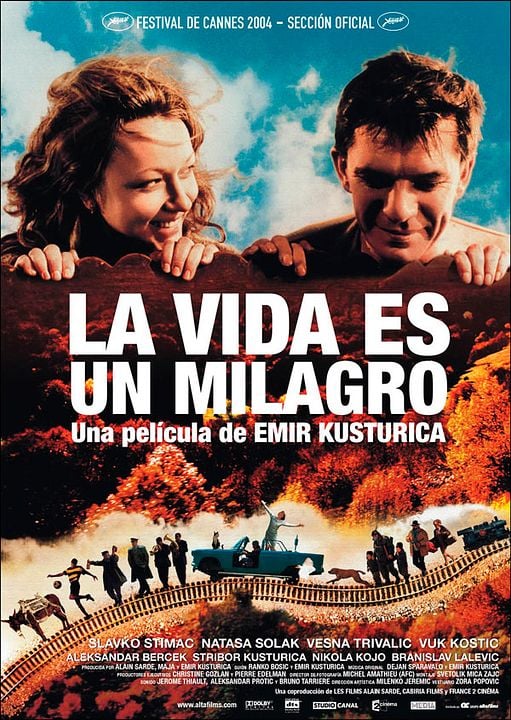 La vida es un milagro : Cartel