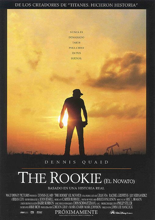 The Rookie (El novato) : Cartel