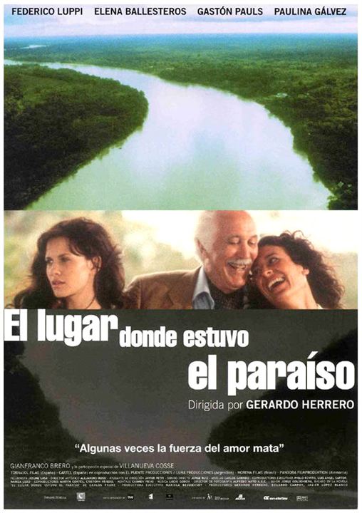 El lugar donde estuvo el paraiso : Cartel