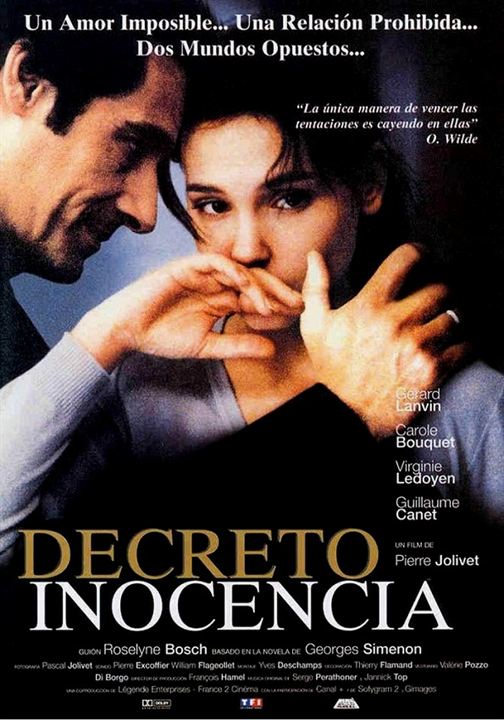 Decreto de inocencia : Cartel