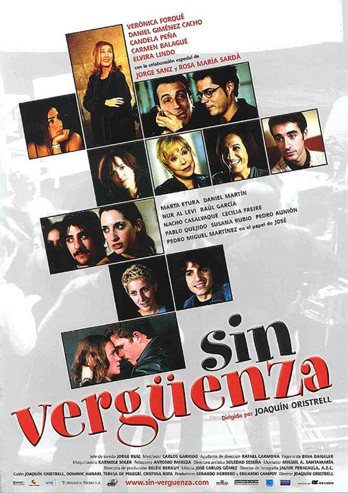 Sin vergüenza : Cartel