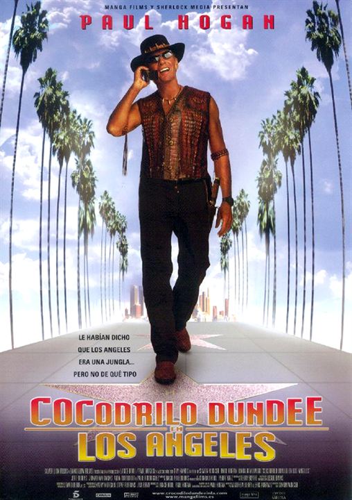 Cocodrilo Dundee en Los Ángeles : Cartel