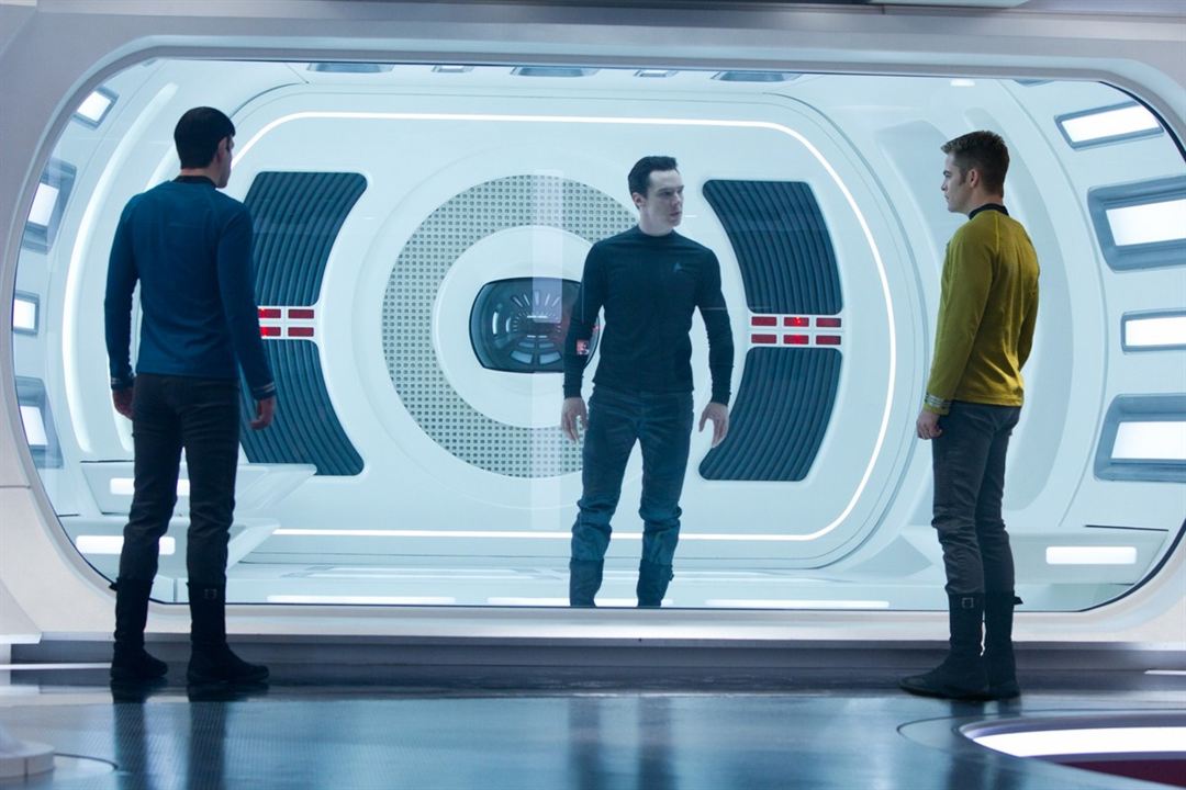 Star Trek: En la oscuridad : Foto Zachary Quinto, Chris Pine, Benedict Cumberbatch