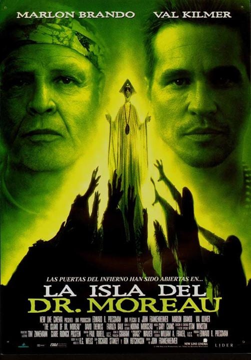 La isla del Dr. Moreau : Cartel