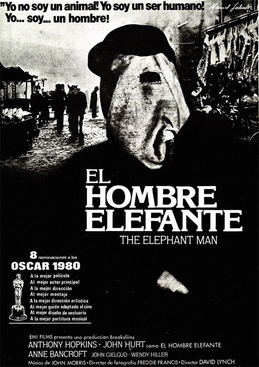 El hombre elefante : Cartel