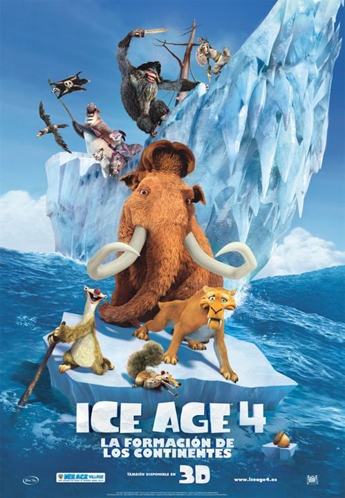 Ice Age 4: La formación de los continentes : Cartel