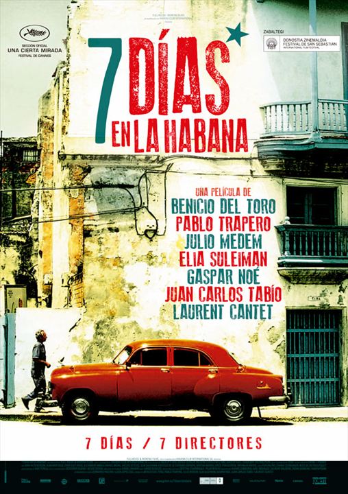 7 días en la Habana : Cartel