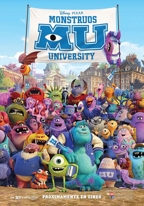 Monstruos University : Cartel