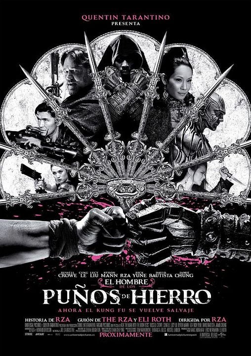 El hombre de los puños de hierro : Cartel