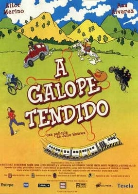 A galope tendido : Cartel