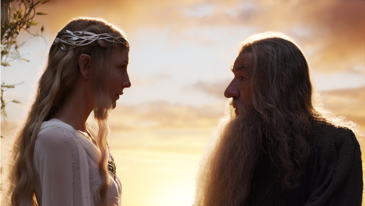 El Hobbit: Un viaje inesperado : Foto Ian McKellen, Cate Blanchett