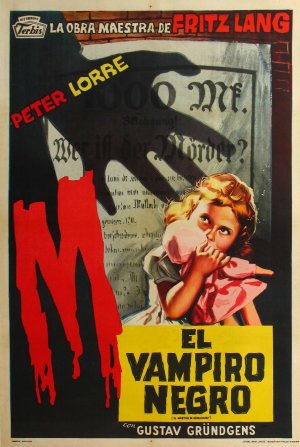 M, El vampiro de Düsseldorf : Cartel