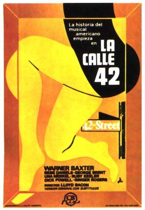 La calle 42 : Cartel