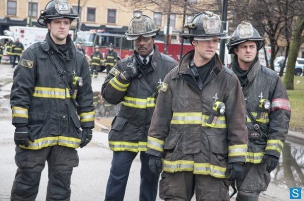 Chicago Fire : Foto Jesse Spencer, Shane McRae, Taylor Kinney, Eamonn Walker
