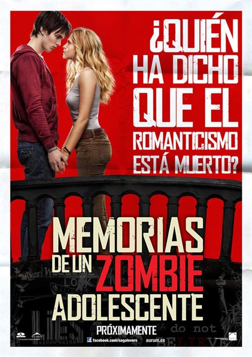 Memorias de un zombie adolescente : Cartel