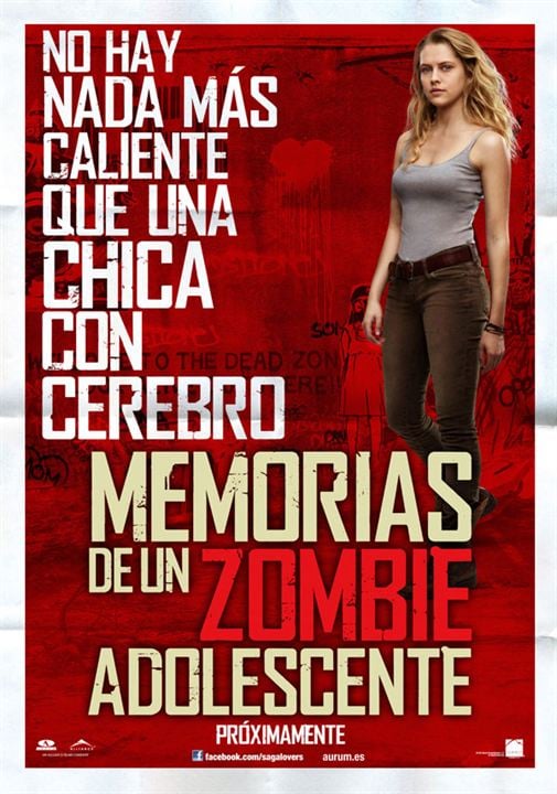 Memorias de un zombie adolescente : Cartel