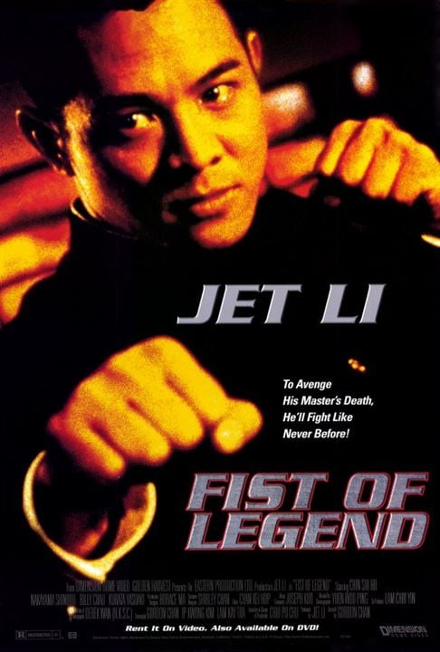 Jet Li es el mejor luchador (Fist of Legend) : Cartel