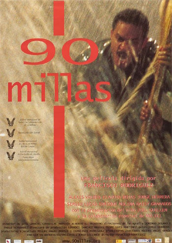 90 millas : Cartel