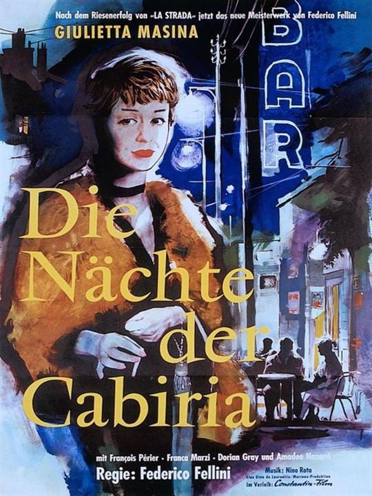 Las noches de Cabiria : Cartel