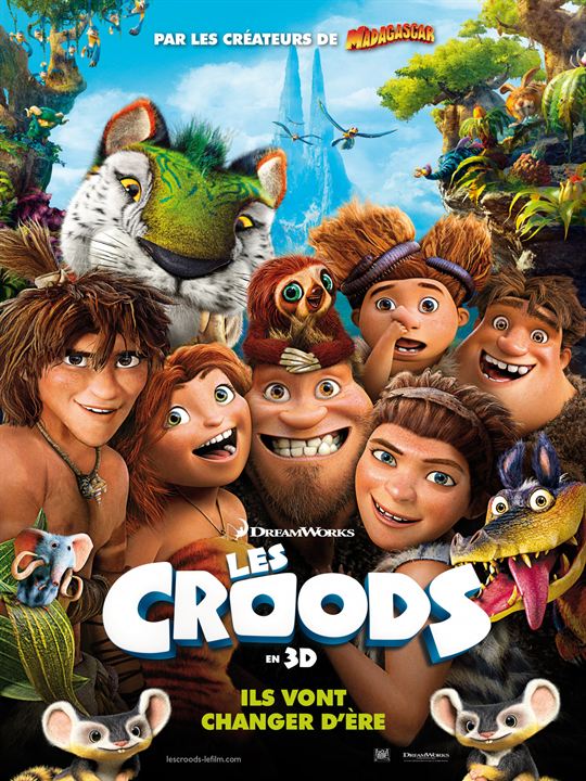 Los Croods: Una aventura prehistórica : Cartel